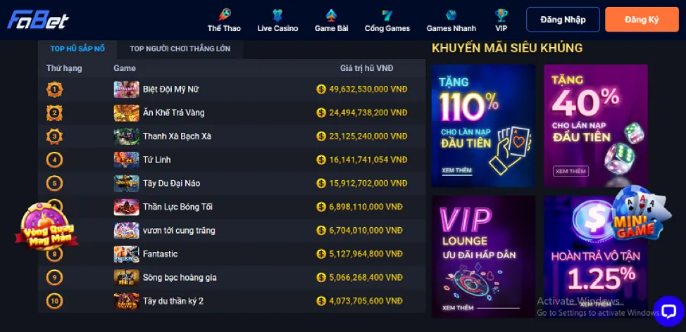 Giao diện hướng dẫn cá cược thể thao tại 69vm